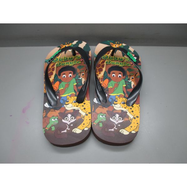 OEM PE EVA enfants personnage Flip Flops sandales ouvertes à l' orteil style Anti-slip Design