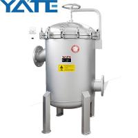 Acier inoxydable liquide industriel de traitement de l'eau de logement de filtre à manches