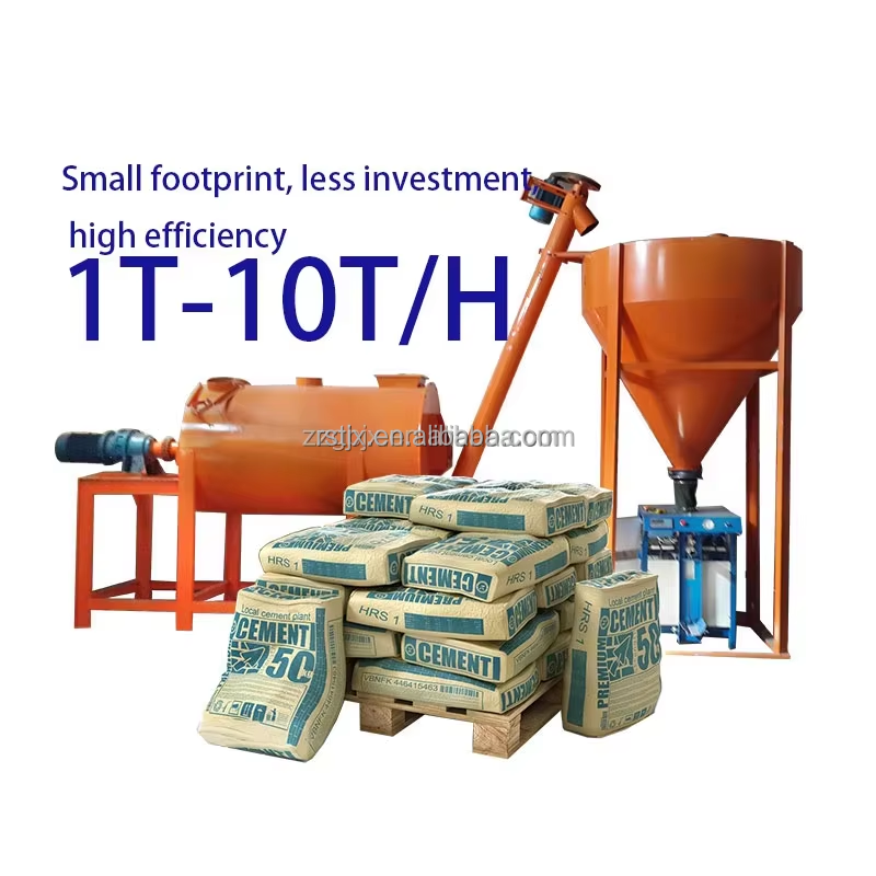 New Condition Automatic Dry Mortar Production Line with Simple Design and 380V Voltage