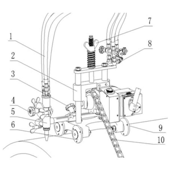 Привод АК220В 50Хз мотора портативных аксессуаров заварки газа резца трубы автоматический