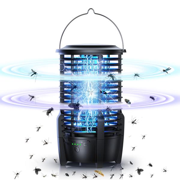 USB Portable Waterproof Mosquito Killer Lamp Electric Insects Killer Outdoor High Powered Bug Lamp with 26pcs Camping Light Beads