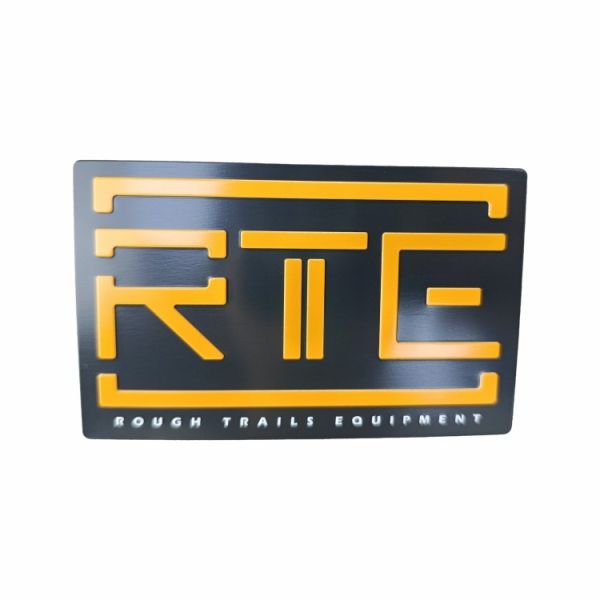 Customized Printing Of Stamped Aluminum Metal Nameplates In Two Colors