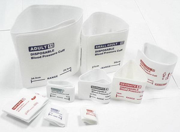 Disposable NIBP Cuff For Hospital Blood Pressure Monitor Singel Tube Different Size