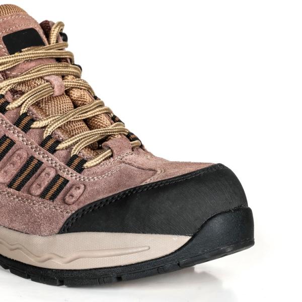 Waterproof Lining BK Mesh / Air Mesh For Protection In Design Suede Cow Leather Genuine Safety Shoes