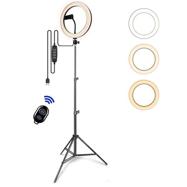 Led Selfie Photographic 12 Inch 24W Ring Supplementary Lamp