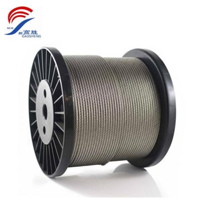 Câble métallique galvanisé en acier de 4mm-50mm 6x37+FC/IWRC pour pont suspendu