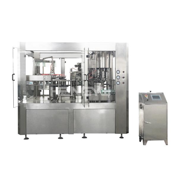 Factory Made Industrial Beverage Carbonated Soft  Automatic Bottling CSD Glass Bottle Soda Filling Machine