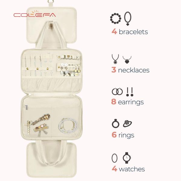 New Arrival Exclusive Large Capacity Toiletry Bag Travel Toiletry Set Cosmetic Bags Storage Travel Makeup Bag with Hanging Hook