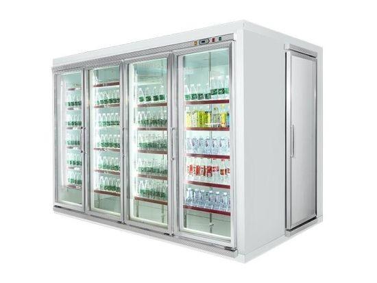 Corrosion Resistant Supermarket Display Freezer Environmental Protection