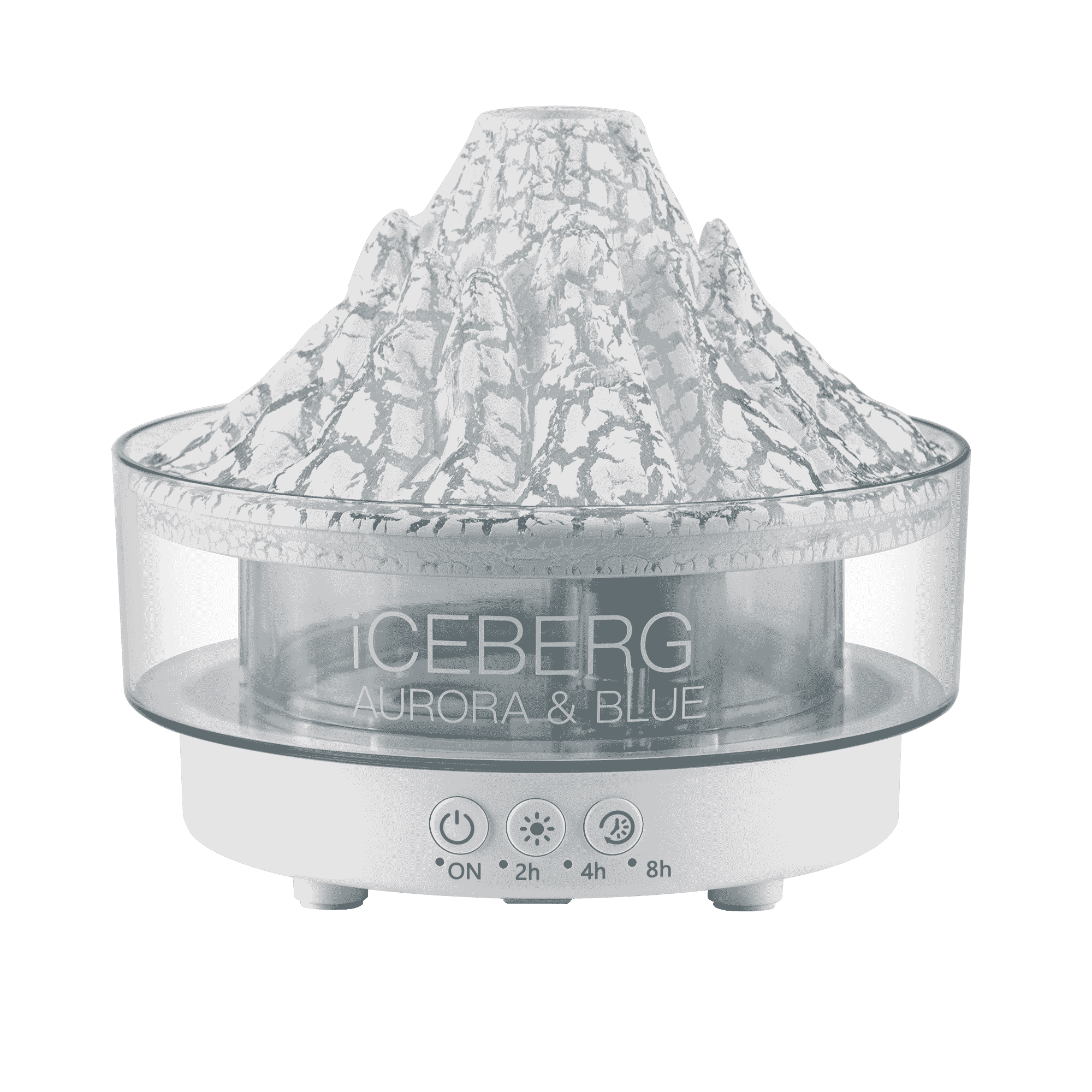 RGB Light Jellyfish Spray 260ml Tank Ultrasonic Volcanic Ceberg Crack Humidifier Volcano Aroma Diffuser With Remote Control
