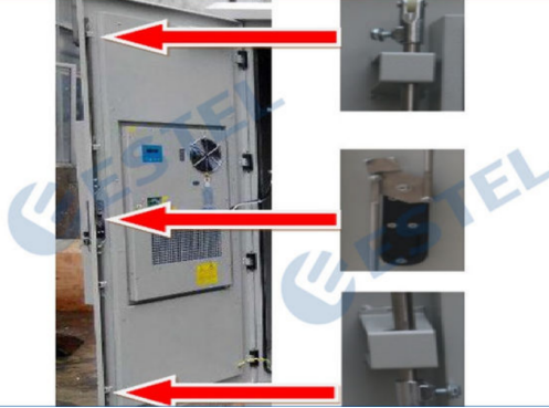 1200W 220V Telecommunication Enclosure Outdoor 19 Inch Rack Cabinet