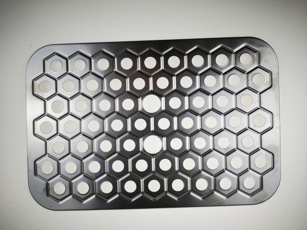 Hexagonal Perforated Metal Protective Mesh | Custom Stainless Steel Panels | METS