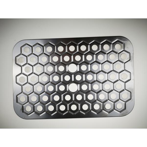Hexagonal Perforated Metal Protective Mesh | Custom Stainless Steel Panels | METS
