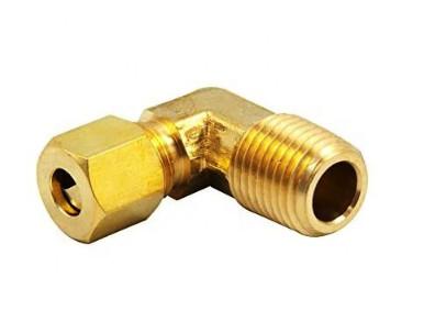 Mangueira de bronze Barb do conector da mangueira do Oem, ANSI mangueira Barb de 90 graus
