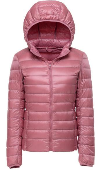 Custom high quality stand collar ultralight foldable 90% duck down women jacket