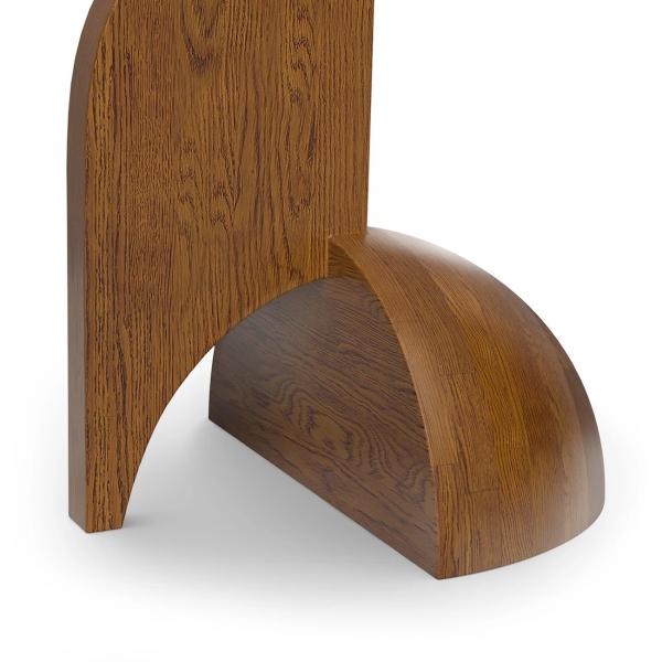 5 Star Hotel Room Minimalist Style Solid Oak Wood Side Table