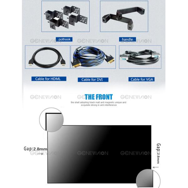 Настенный дисплей лькд электронной безопасностью Сумсунг видео- СДЕЛАЛ яркость 700 ДЛЯ выставки