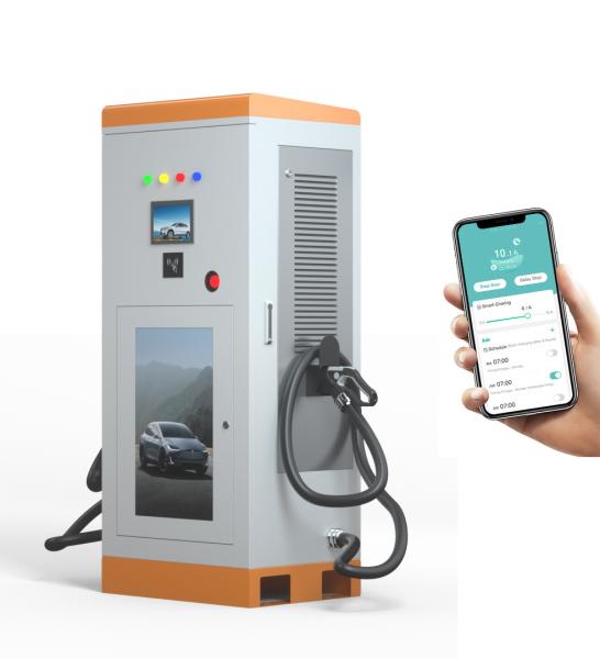 High Power Output 120kW DC EV Charger CCS2 Fast Charging Station 0-250A