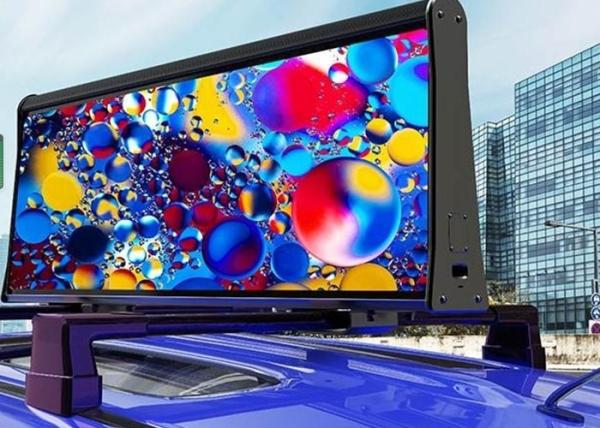 Display LED de telhado de táxi de baixo custo e vivo para display de sinalização LED automotivo