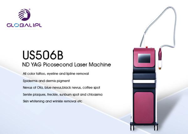 Máquina da remoção da tatuagem do laser do interruptor do salão de beleza Q, tratamento 1500W do laser do interruptor de Q