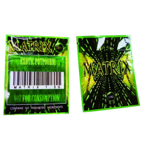 plain mylar zipper bags for spice , herbal incense bags manufacturers