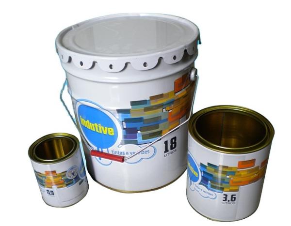 20L grande círculo Tin Containers