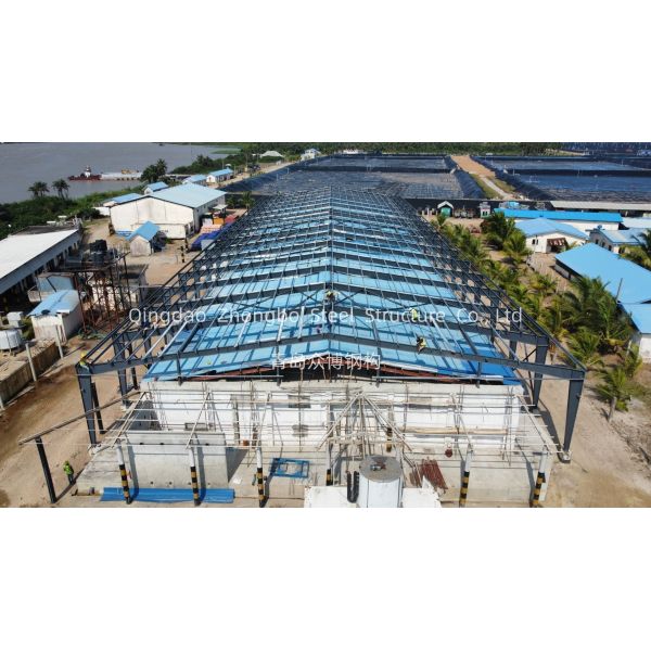 Large Prefab Steel Frames Storage Bldg Metal Structure Warehouse Prefabricated Workshop