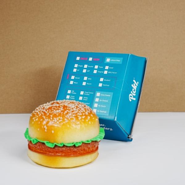 Emballage de boîtes de hamburgers fast food avec dossiers personnalisés personnalisation biodégradable