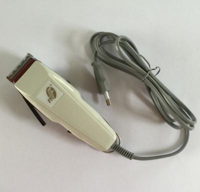 White Red RF888B Electric Pro Hair Clipper Stainless Steel Metal Cutting Blade