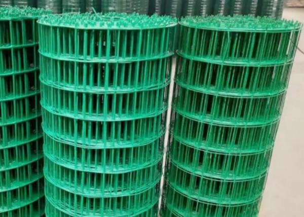 3 Fts Green PVC Coated Wire Mesh Roll UV Resistant Anti-Aging Acid and Alkali Resistant Garden Fence