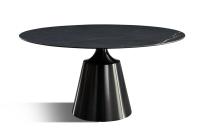 Pernas redondas de mesa de jantar de aço inoxidável de metal moderno