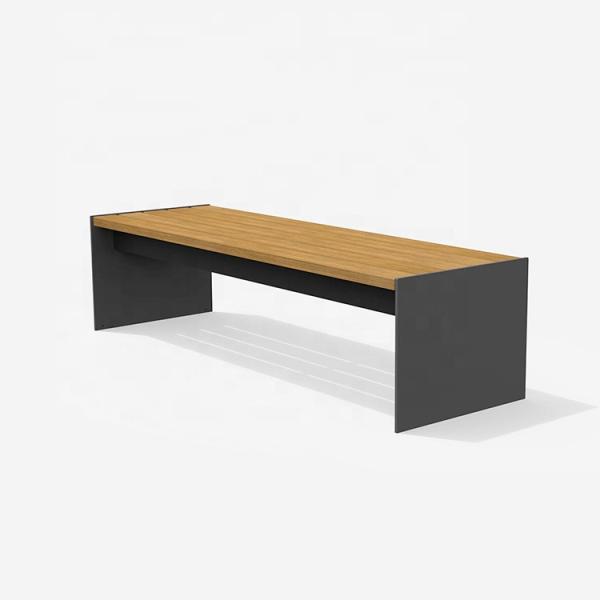 Суд скамейки в парке новой рамки металла дизайна 2020 деревянный усаживая подгонянный общественный ждать