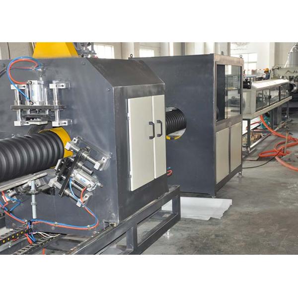 линия штранг-прессования трубы из волнистого листового металла стены двойника HDPE 80rpm