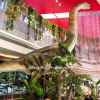 Lifelike Real Animatronic Dinosaur Model Long Neck Brachiosaurus Dinosaur for Mall