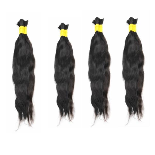 Hairbulks-231016 Human Hair Bulk Raw Unprocessed Natural Virgin 100% Remy Hair