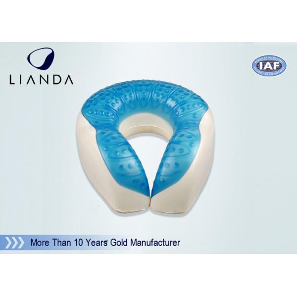 Dark Bule Hydraluxe Gel Cooling Pillow , Pillow With Cooling Gel 30×29×11cm