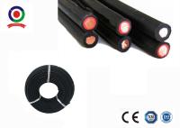 Câble solaire de noyau jumeau libre d'halogène, double fil jumeau de noyau de l'isolation 4mm de mur