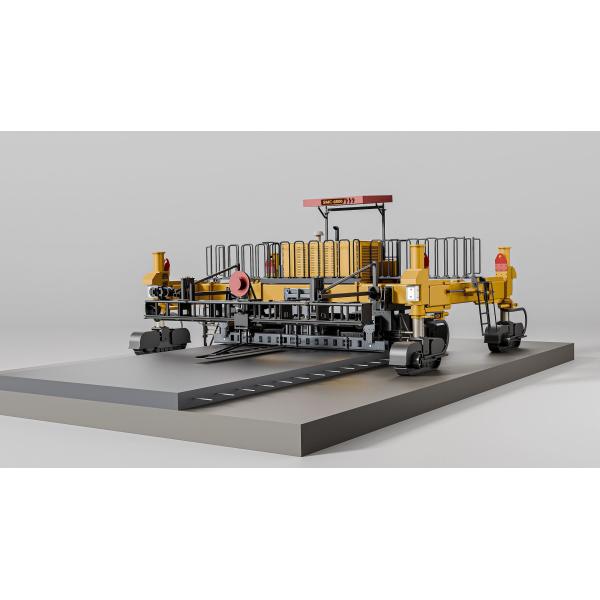 Cost-Effective Pavement Cement Concrete Slipform Paver - Automatic Leveling/Rapid Paving, Support Municipal & Highway Construction