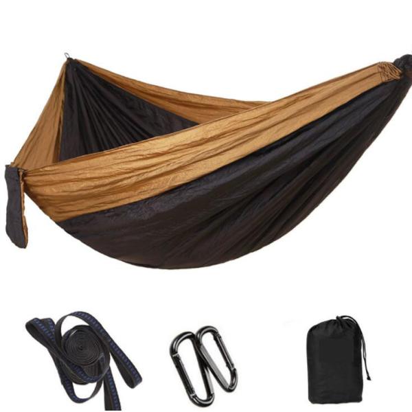 2 Persons Portable Camping Hammock , 440lbs Nylon Camping Hammock For Outdoor
