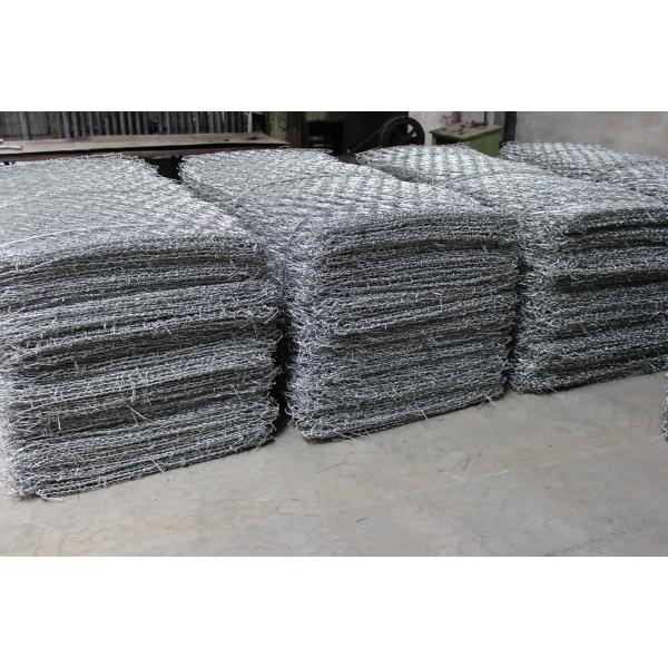 Тяжелый гальванизированный двойник ячеистой сети Gabion переплел сплетенные стены 6×8cm для регулирования паводковых вод