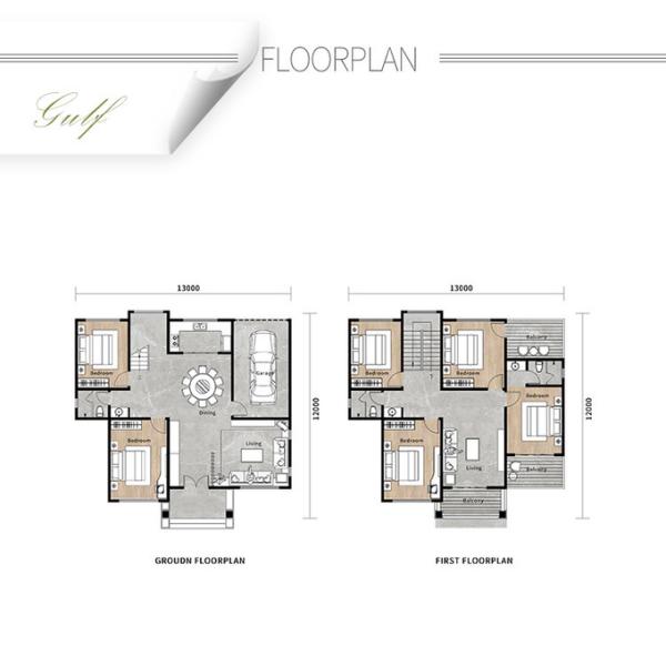 EU Prefabricated house Light Steel Framing 2-Storey Villa House For Living