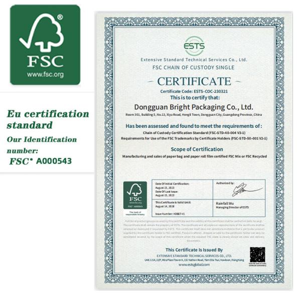 Biodegradable Cellophane Bags Custom Printed for Cosmetics Clothing