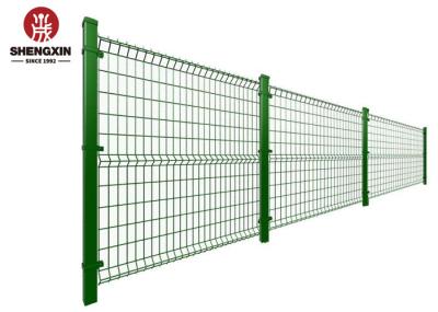 Pvc Welded Curved Mesh 3d Wire Fence 200x50mn For Public Buildings