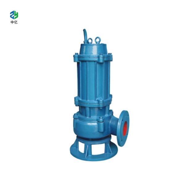 WQ Bomba submersível de esgoto 10m3/h -1300m3/h Bomba de água suja de ferro fundido