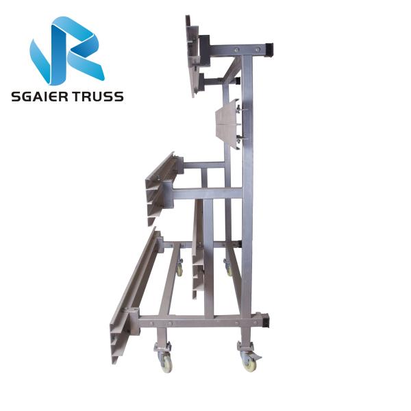 Straight 5 Row Bleachers , Fireproof Portable Aluminum Bleachers With Foot Pads / Plastic Seats