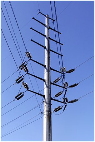 25FT Q235 гальванизировали стальной электрический поляка башни со стеной толщиной 7 25 mm | высота 30m