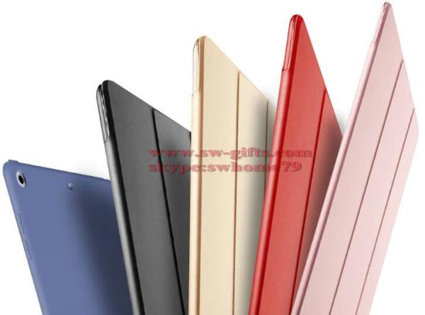 Case for New iPad 9.7 inch 2017, Many Color PU Smart Cover Case Magnet wake up sleep For New iPad