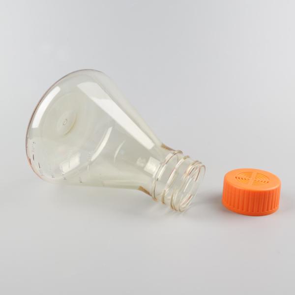 Склянка Erlenmeyer 1500 пластиковой ML химии определения склянки Erlenmeyer в лаборатории