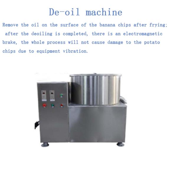 Plantain Banana Chips Potato Chips Making Line Stainless Steel 100 KG/H