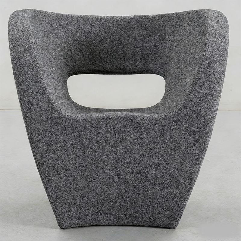 Creative Irregular Modern Leisure Lounge Chair Sofa Bed for Apartment Bedroom Living Room-Steel Frame Eco-Friendly